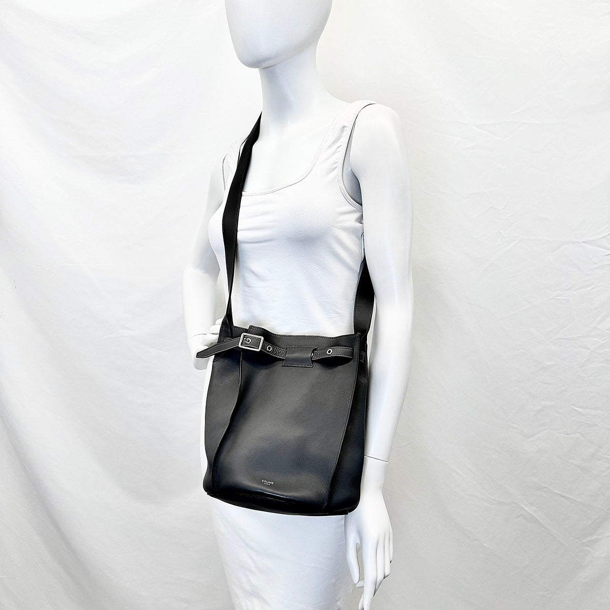 Celine Big Bucket Bag with Belt Detail