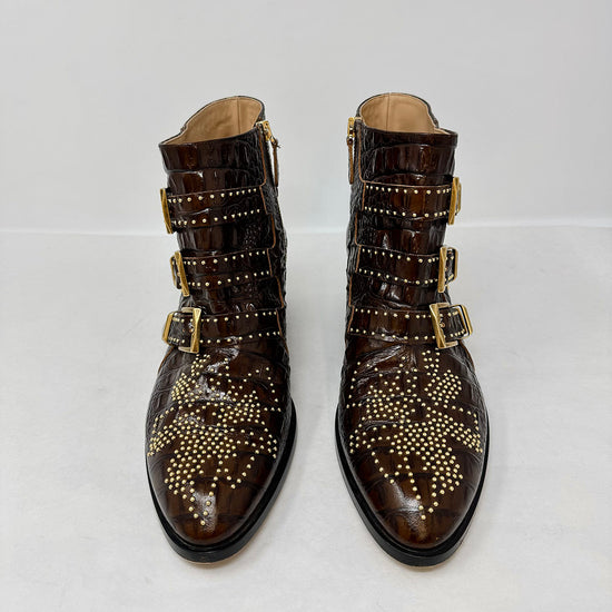 Chloe Susanna Studded Ankle  Boots