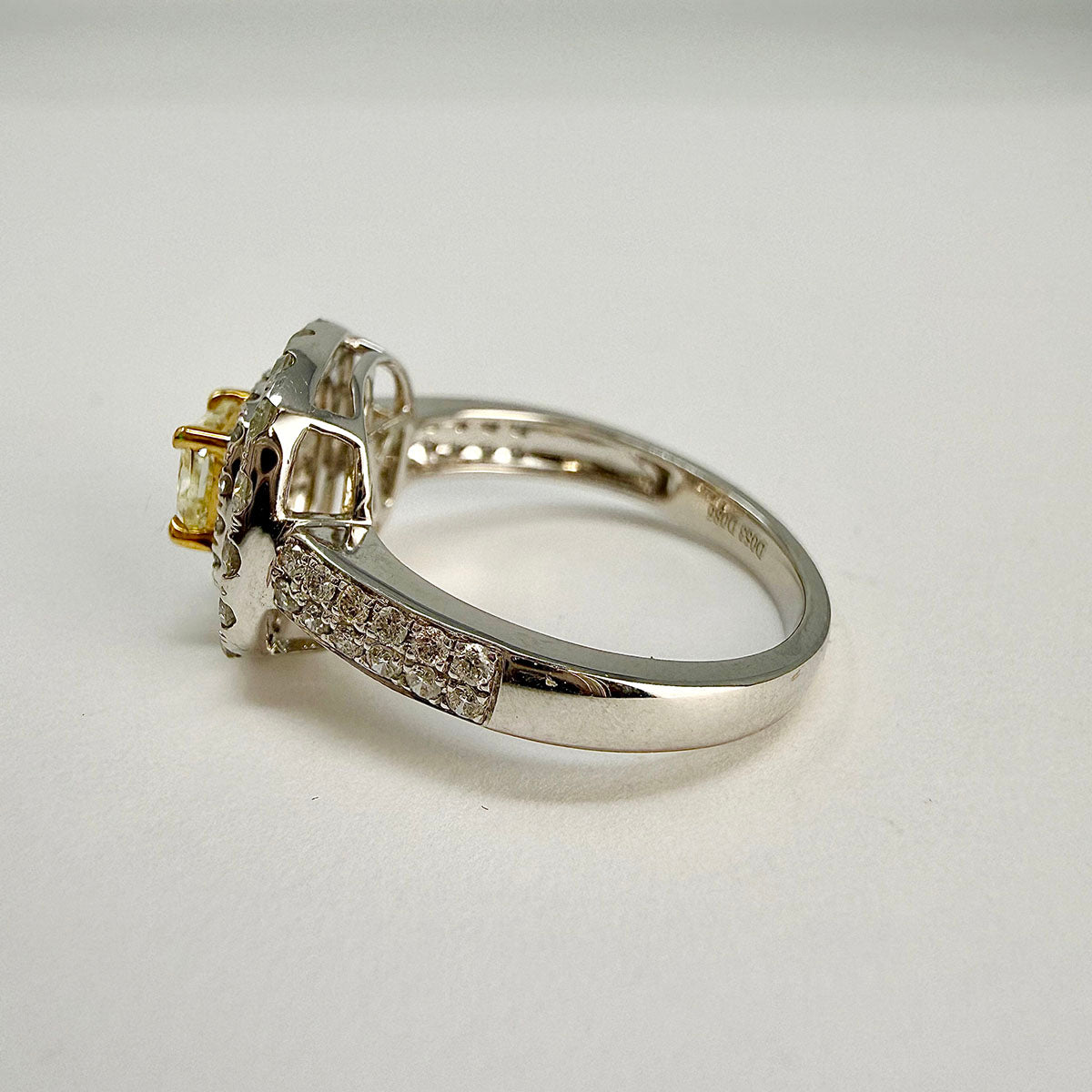 Double Halo Diamond Ring