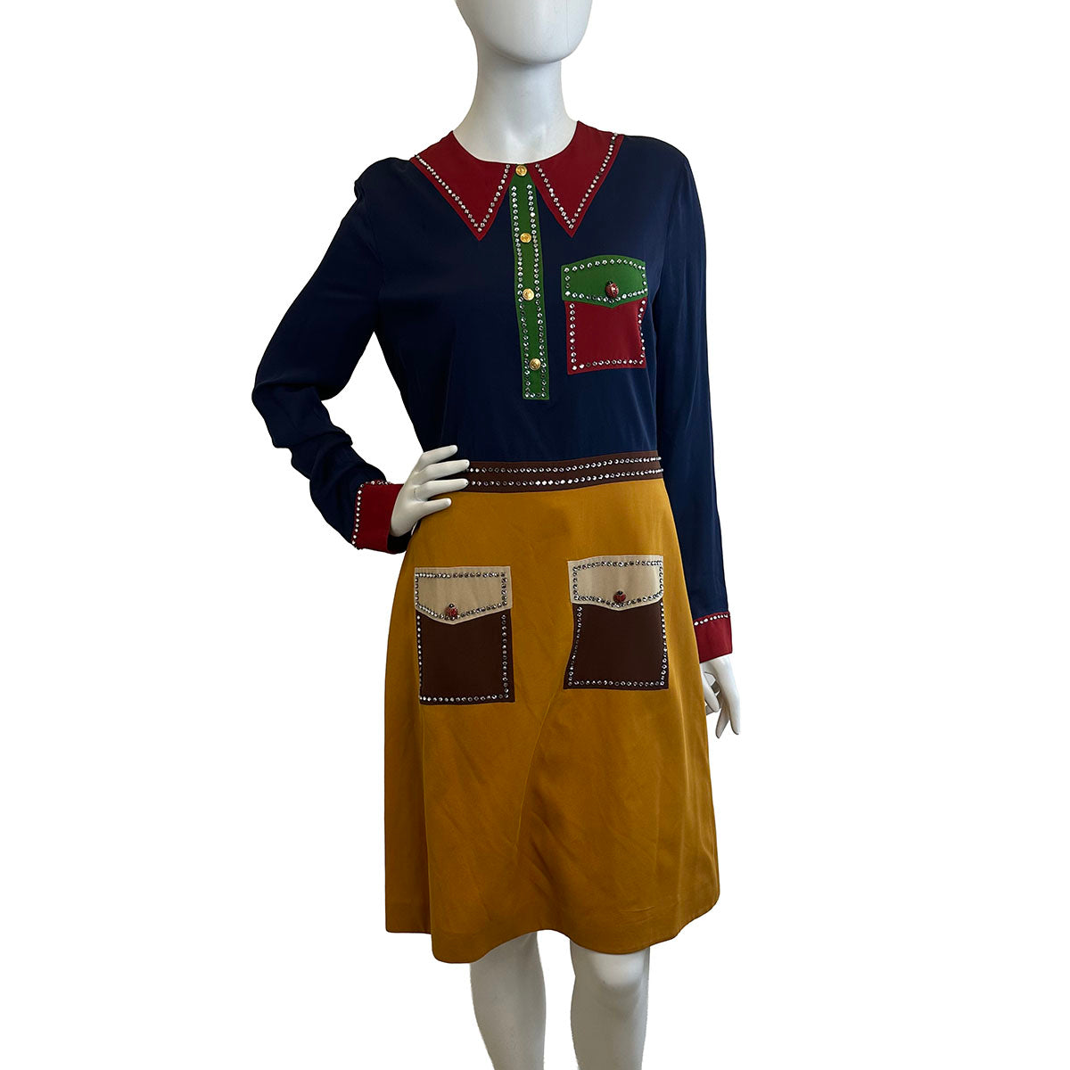 Gucci Color Block Dress