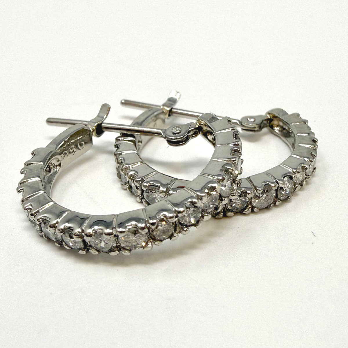 Diamond Hoop Earrings