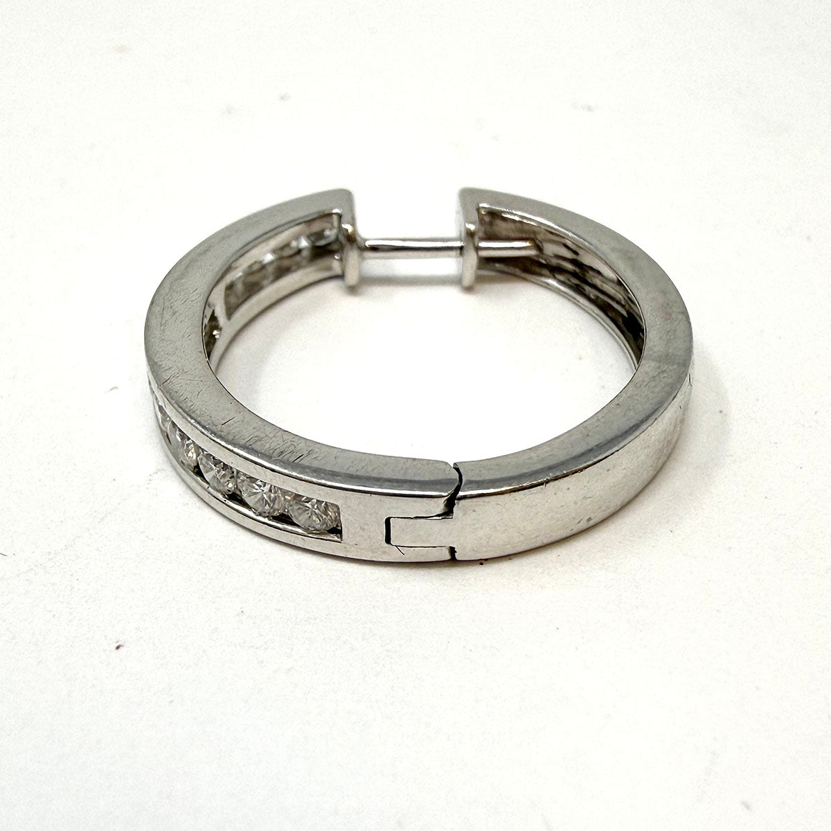 Diamond Hoop Earrings