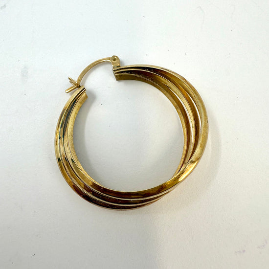 10K Gold Hoop Earrings
