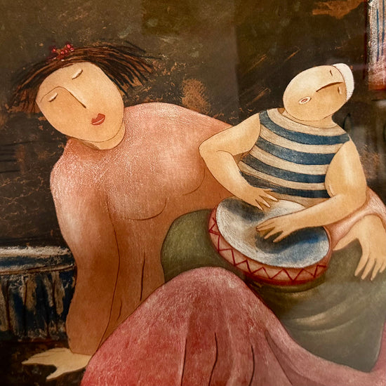 "Lesson III" Etching Aquatint 58/175 Signed