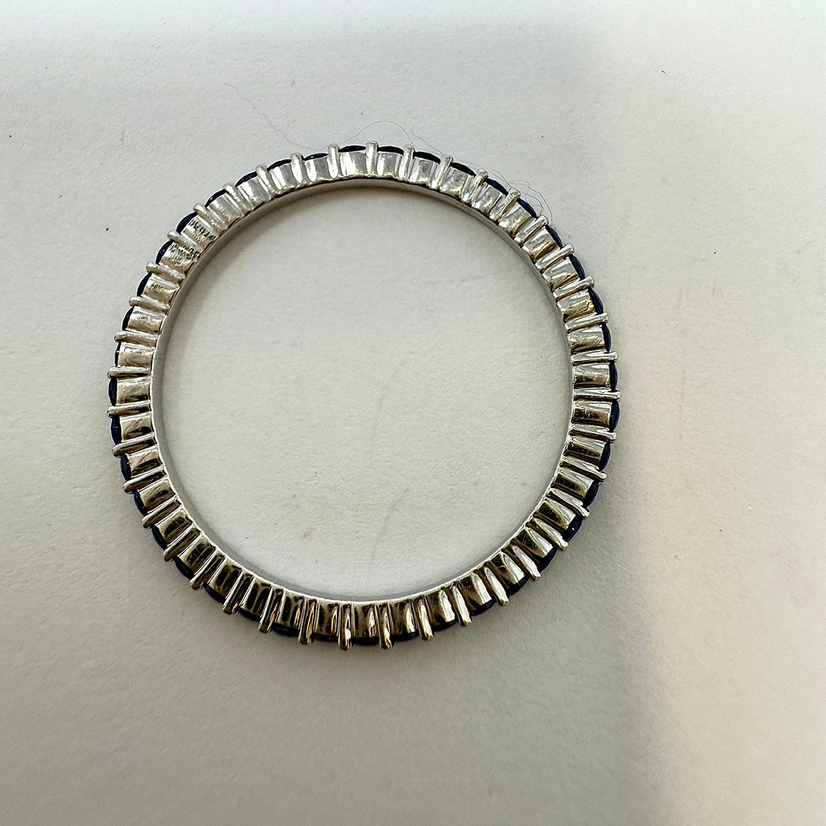 Platinum Ring with Sapphires