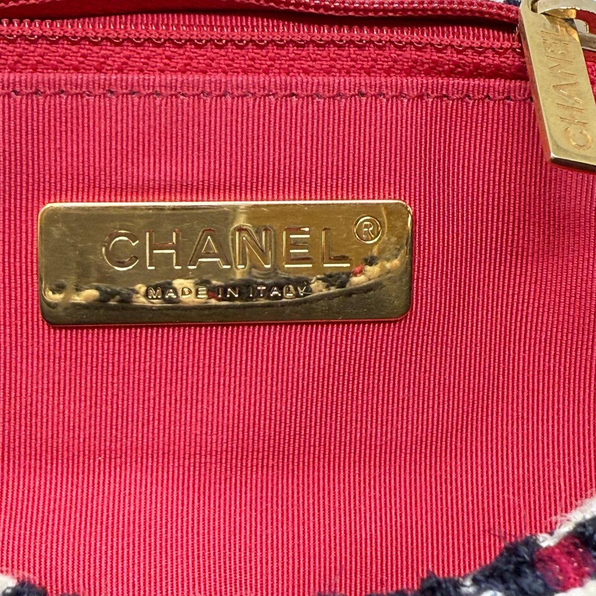 Chanel Tweed Medium 19 Shoulder Bag