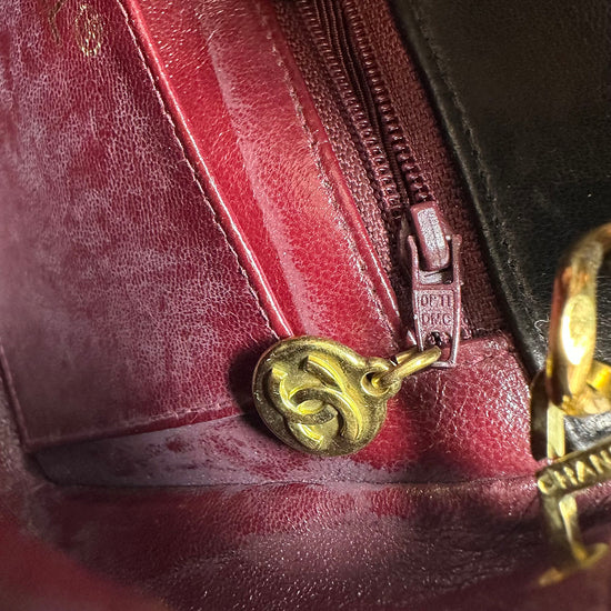 Chanel Vintage Chevron Shoulder Bag