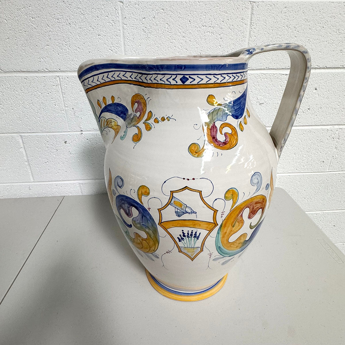 Large Deruta Floor Pitcher