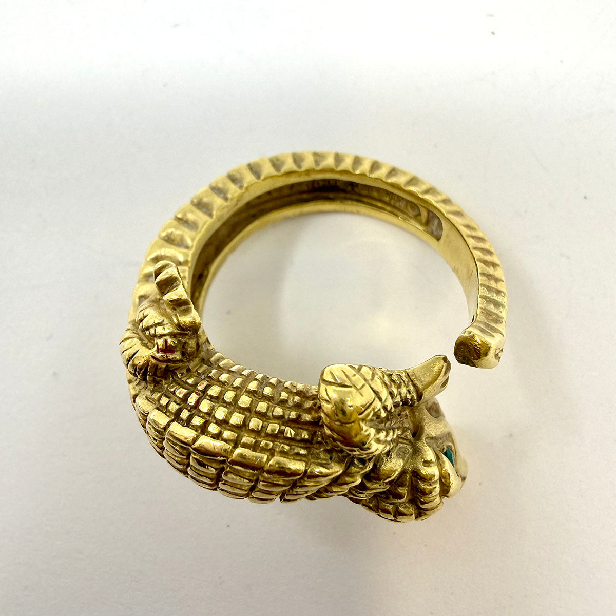 Kieselstein Cord Alligator Ring