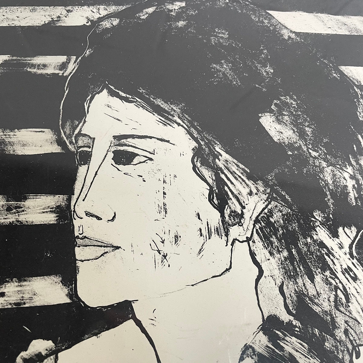 "Woman and Plant" Signed, Numbered 4/5 and Dated 1973