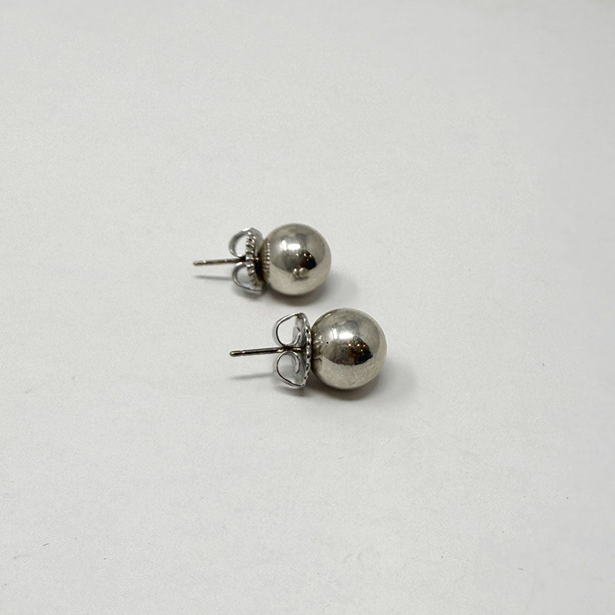 Tiffany & Co. Sterling Silver Ball Earrings