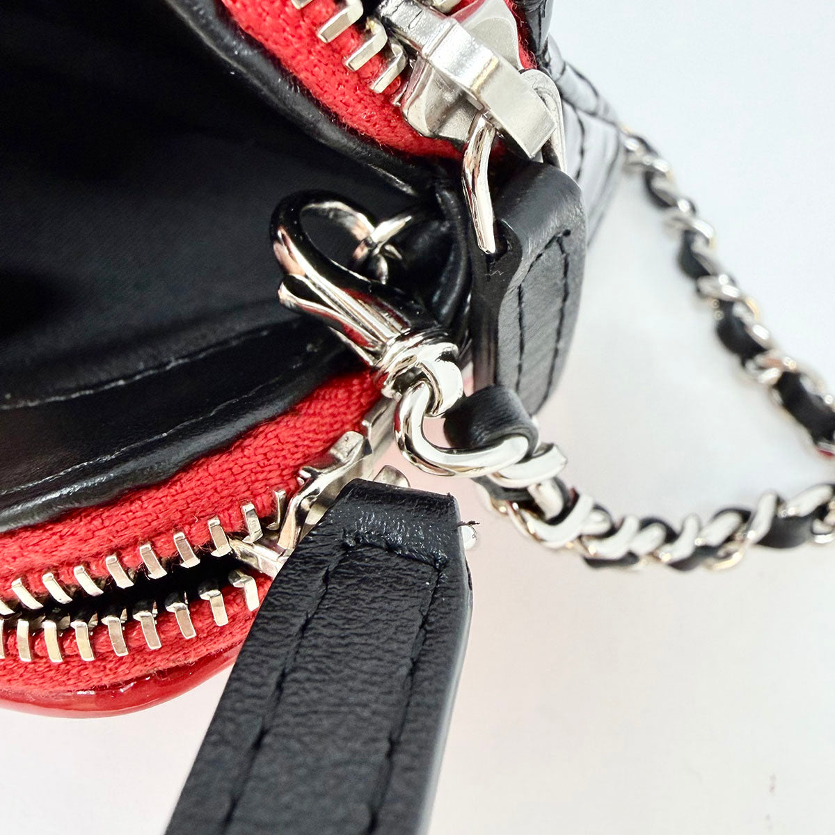 Chanel Double Zip Clutch
