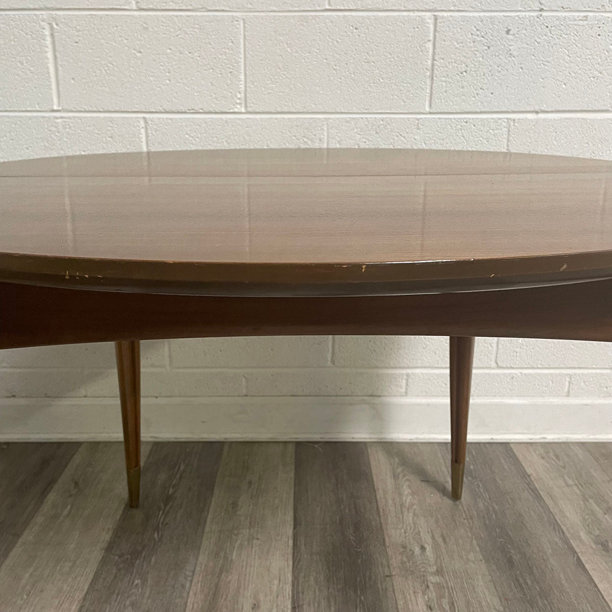 Vintage Round Wood Dining Table
