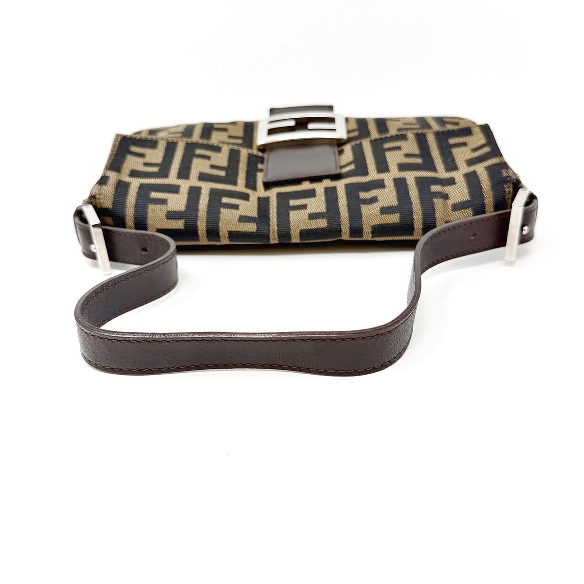 Fendi Zucca Baguette Shoulder Bag