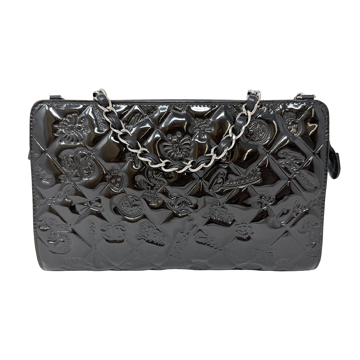 Chanel Embossed "Lucky Symbol" Pochette