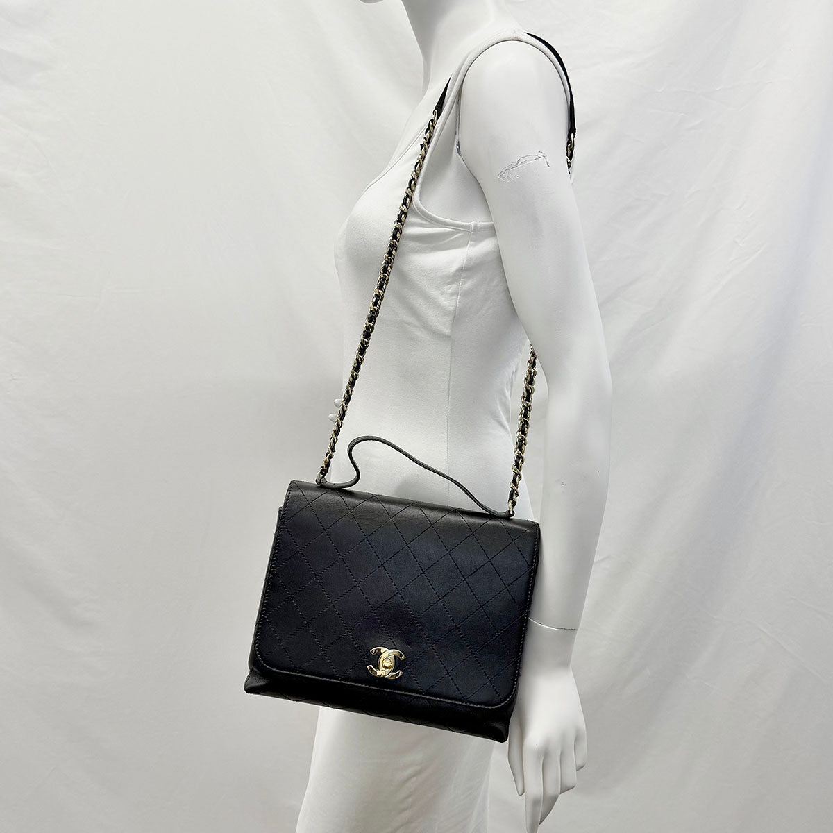 Chanel Quilted Handle Bag