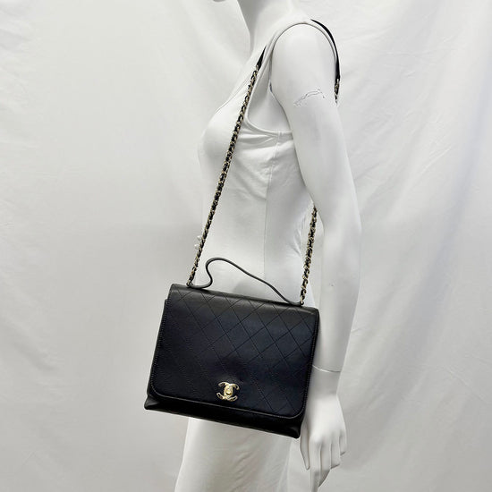 Chanel Quilted Handle Bag