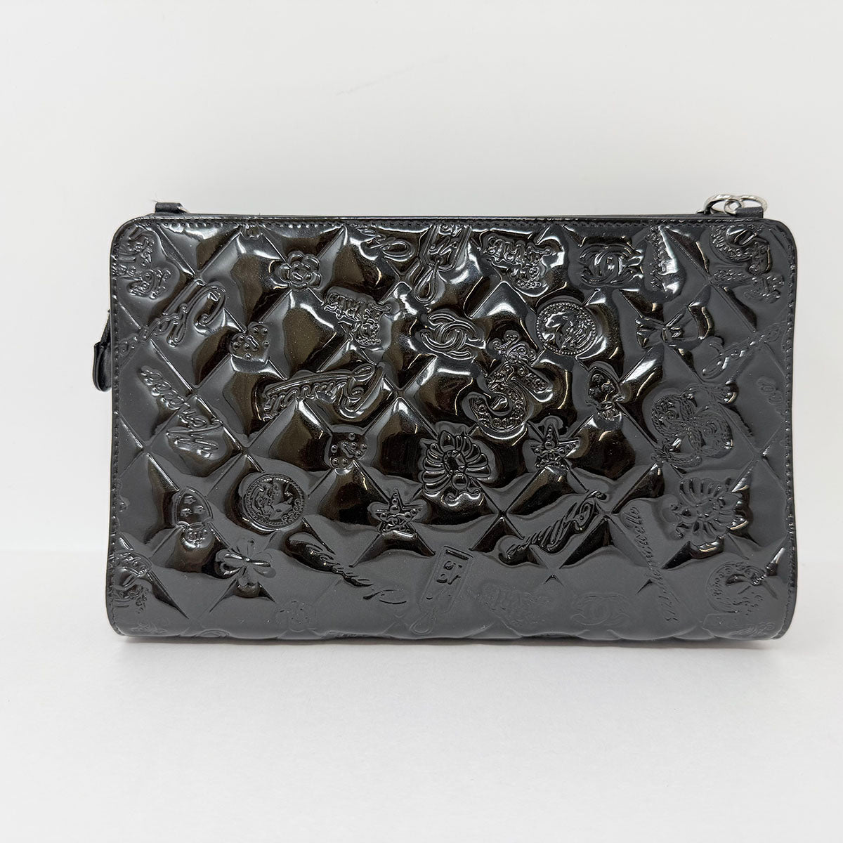 Chanel Embossed "Lucky Symbol" Pochette