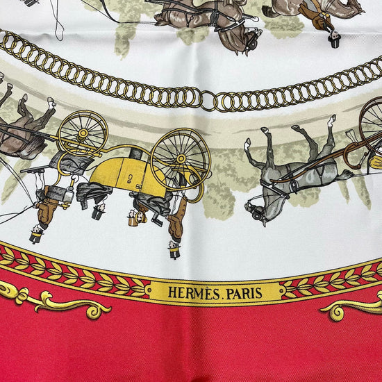 Hermes "Cavaliere de Longchamp" Scarf