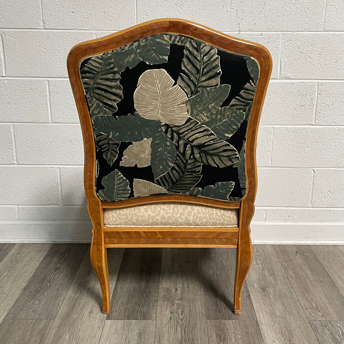 Armchair with Animal-Print Upholstery