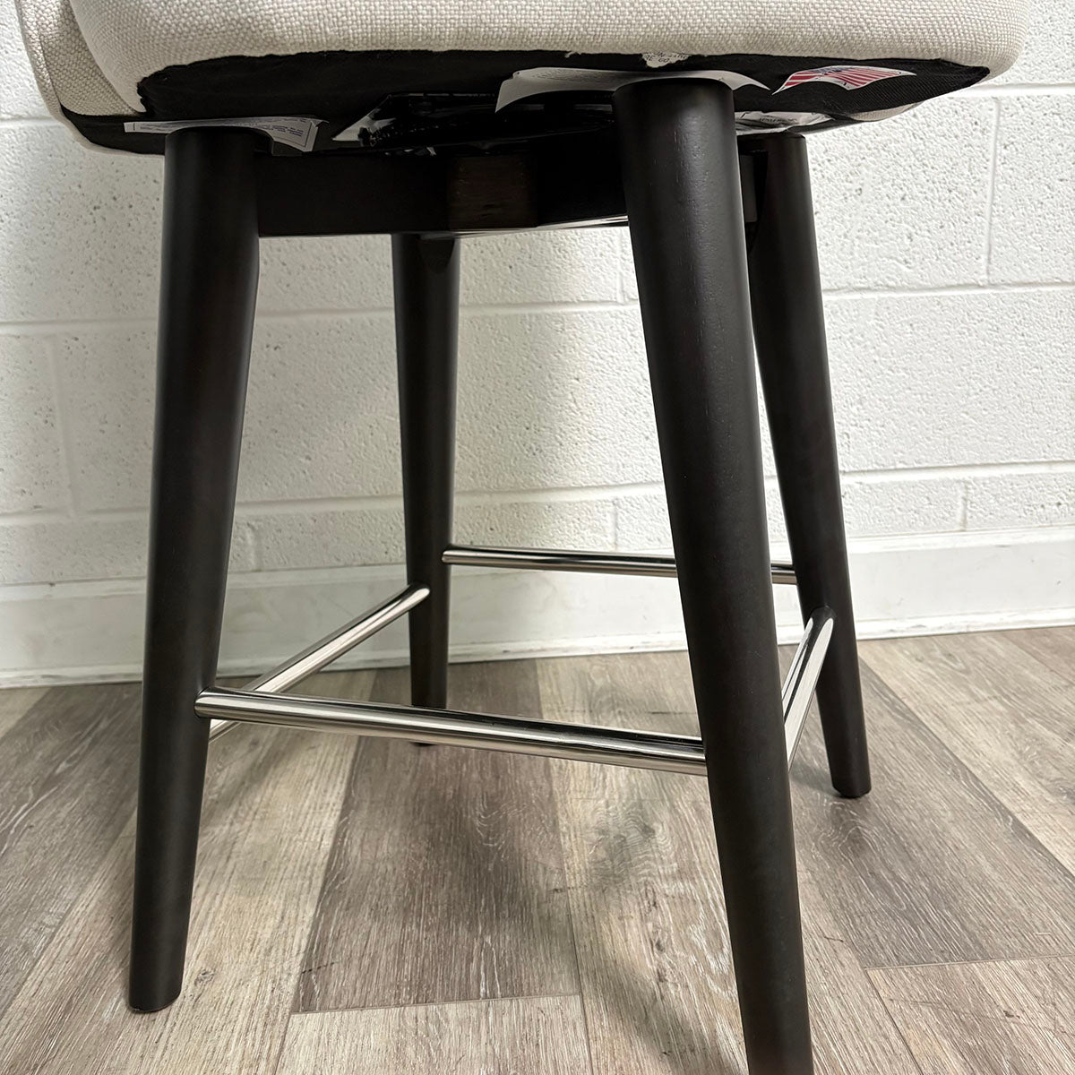 Set of 4 Room & Board Upholstered Counter Chairs