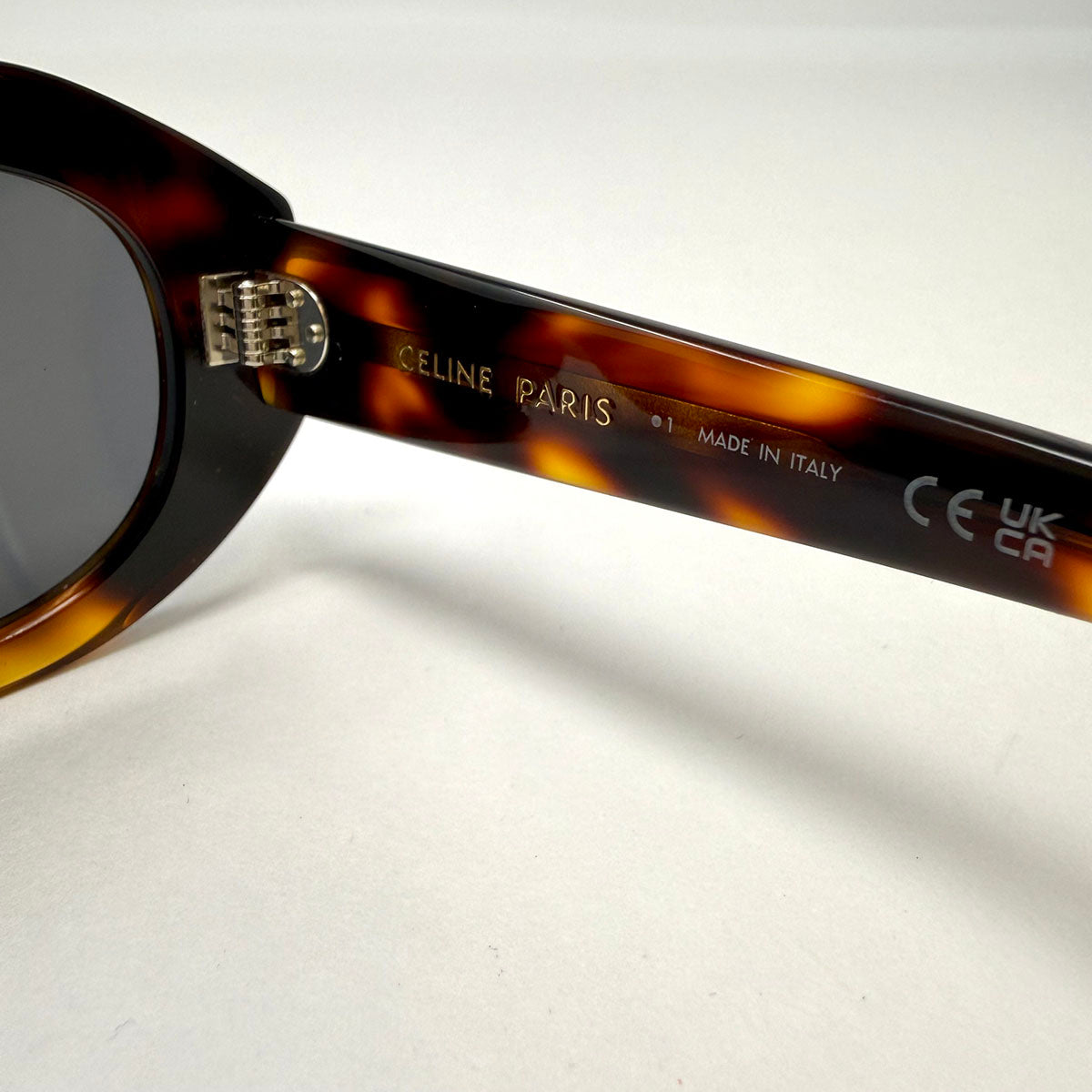 Celine "3 Dots" Square Geometric Shaped Sunglasses
