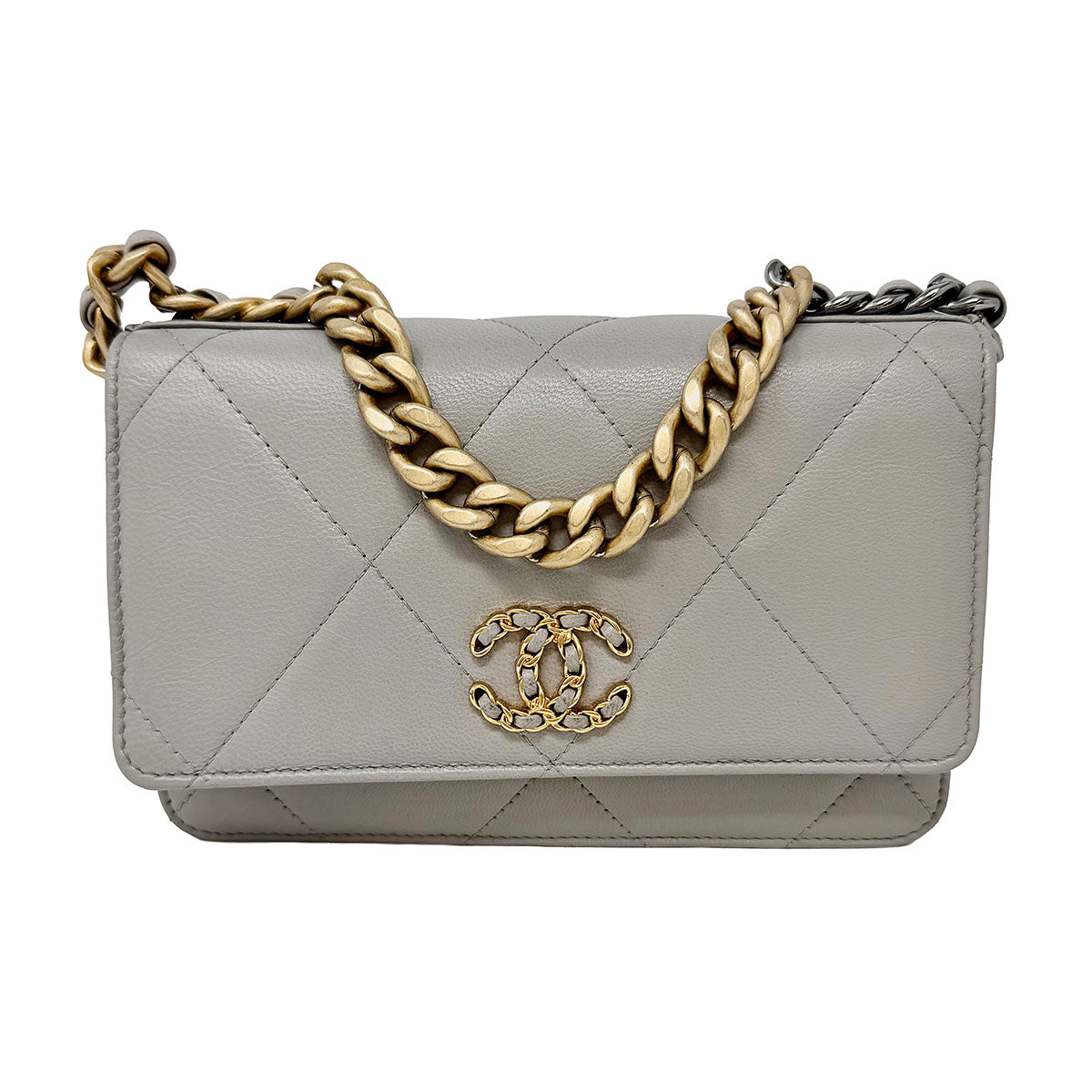 Chanel Quilted 19 Wallet on the Chain