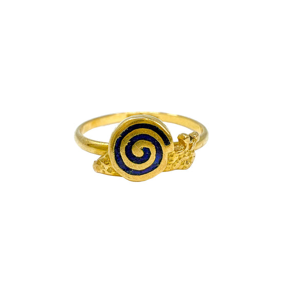 18K Swirl Ring