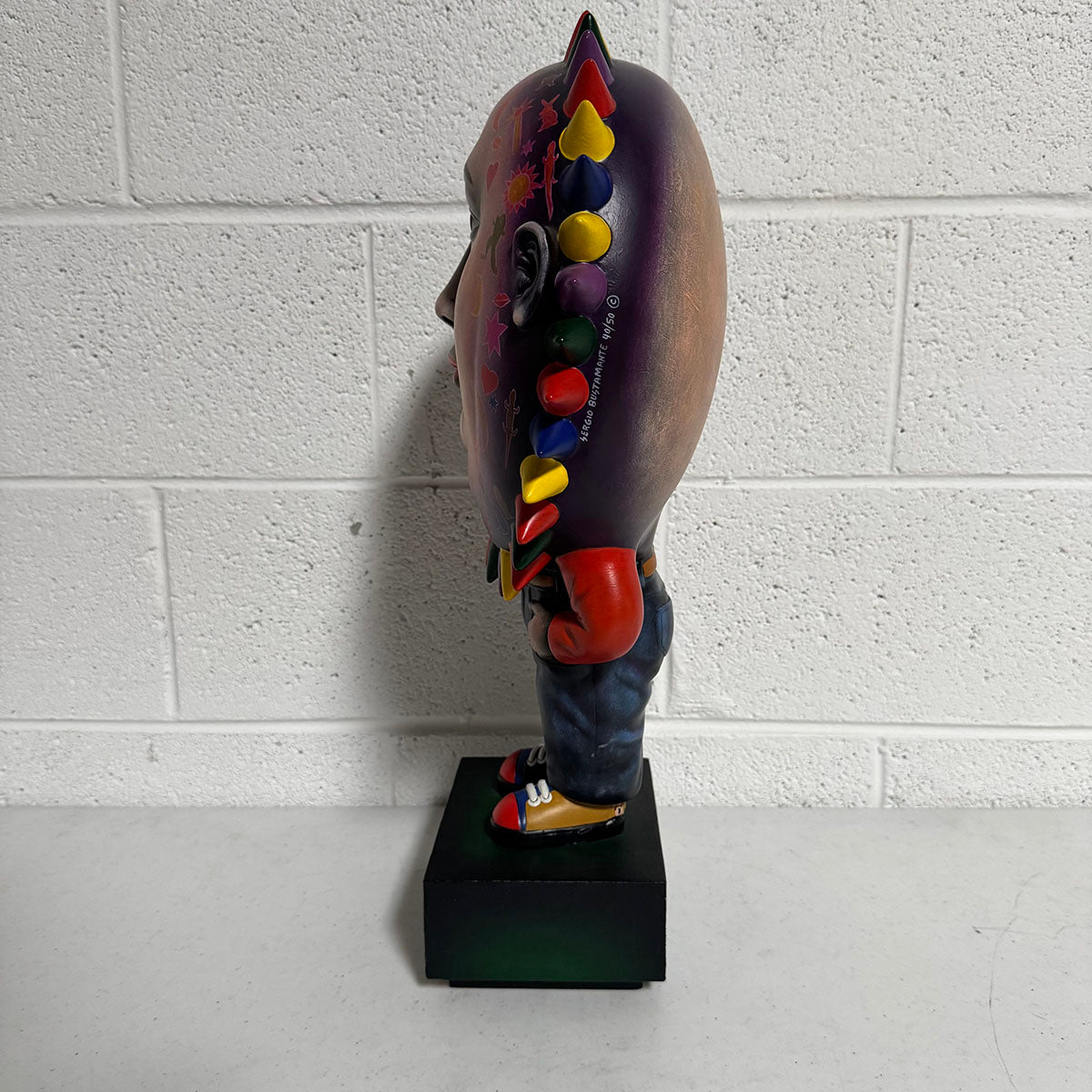 Sergio Bustamante Sun Figure Standing Sculpture