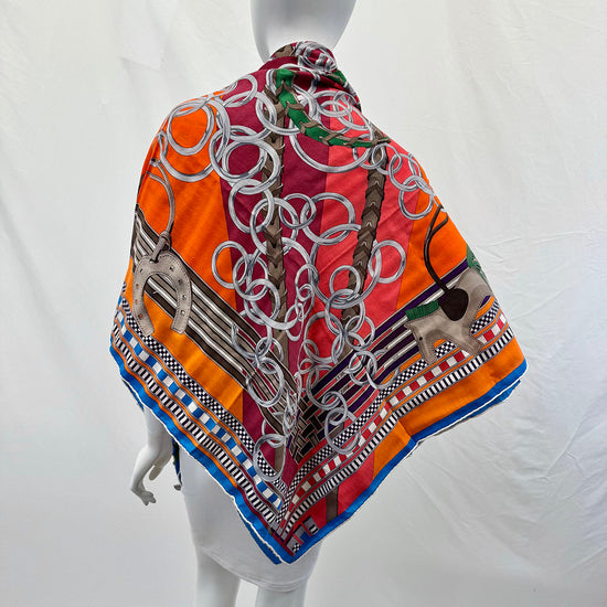 Hermes "Brides et Gris" Shawls