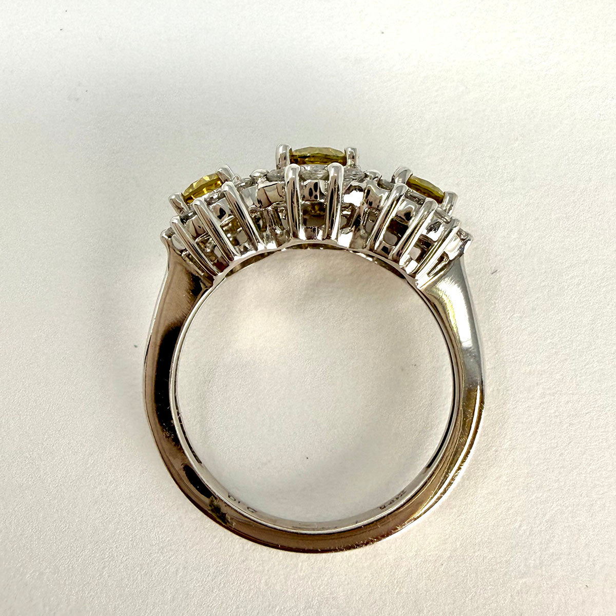 14K White Gold  Diamond Ring