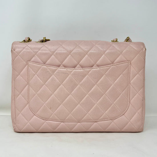 Chanel Caviar Jumbo Classic Single Flap Bag