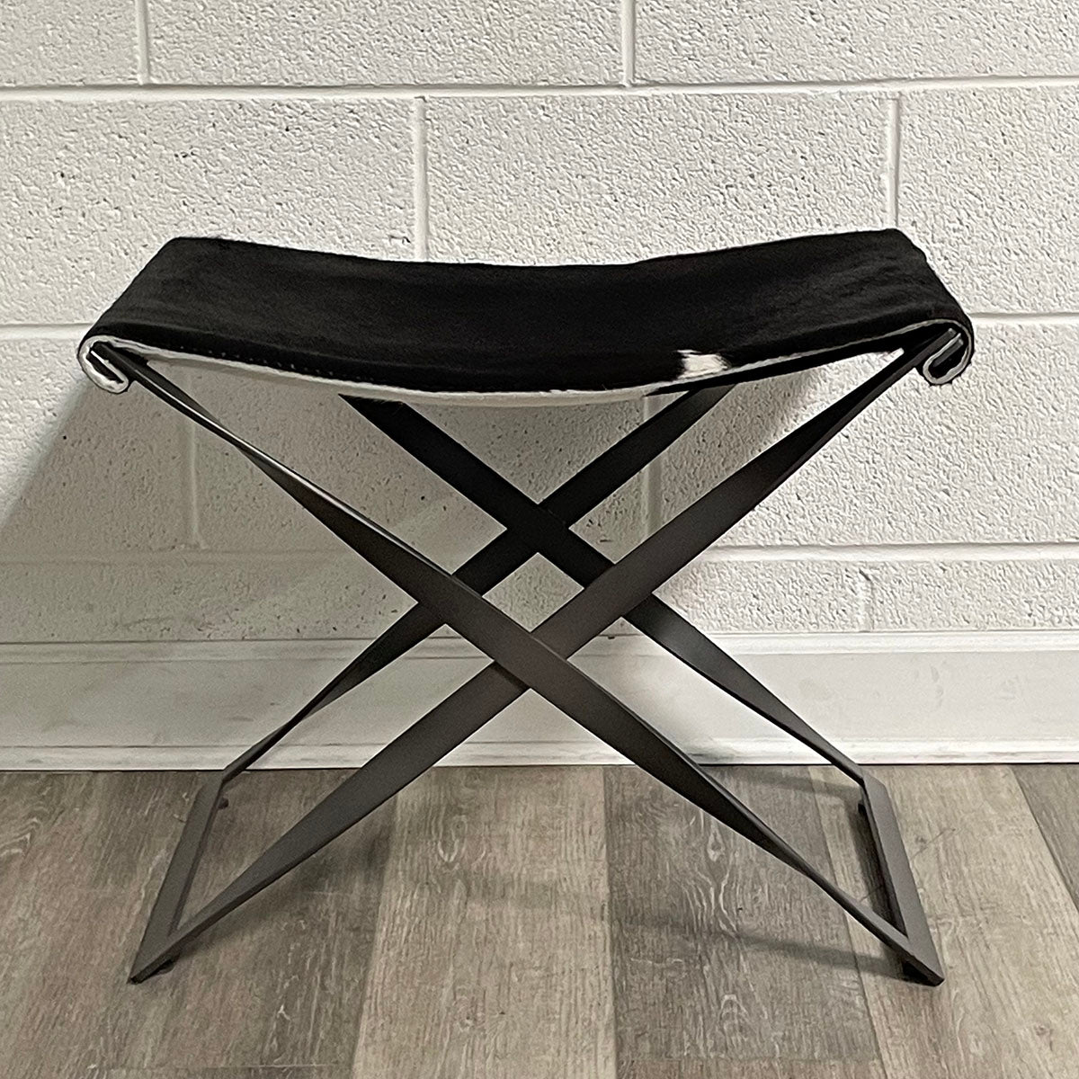 Pair of Pony Hair Benches