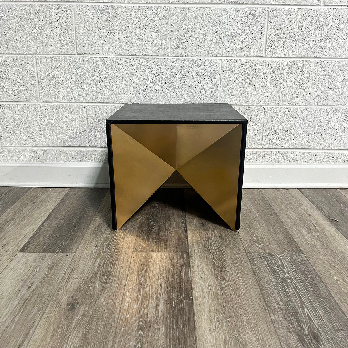 Black & Gold Side Table
