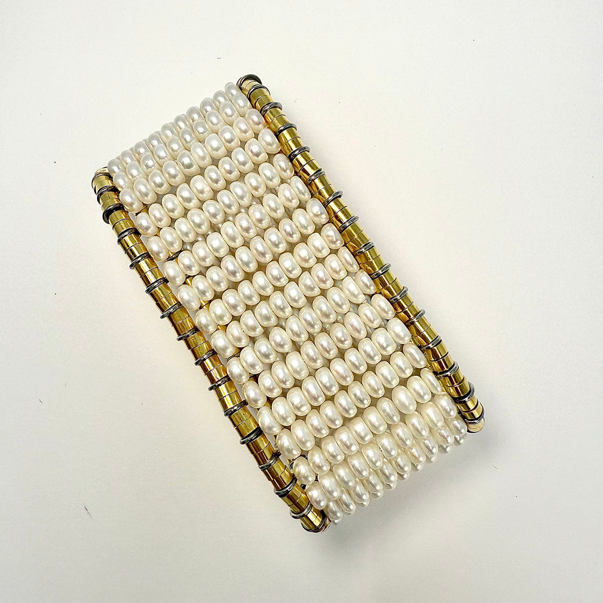 Loffredo 340 Freshwater Pearl Expandable Cuff Bracelet