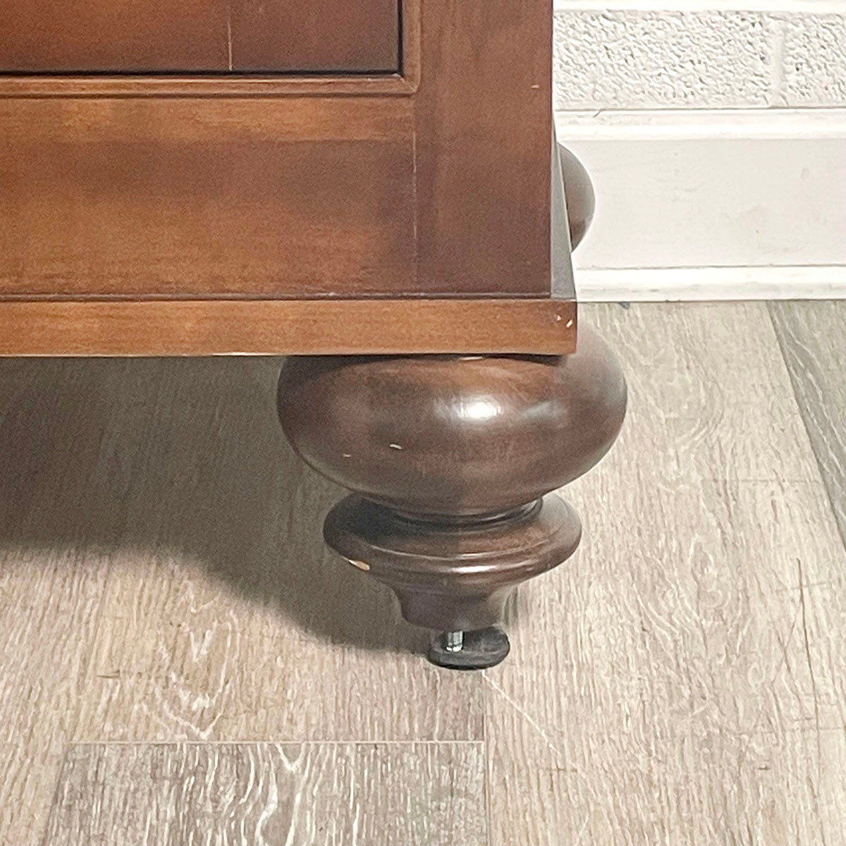 Wood 2-Door Display Cabinet