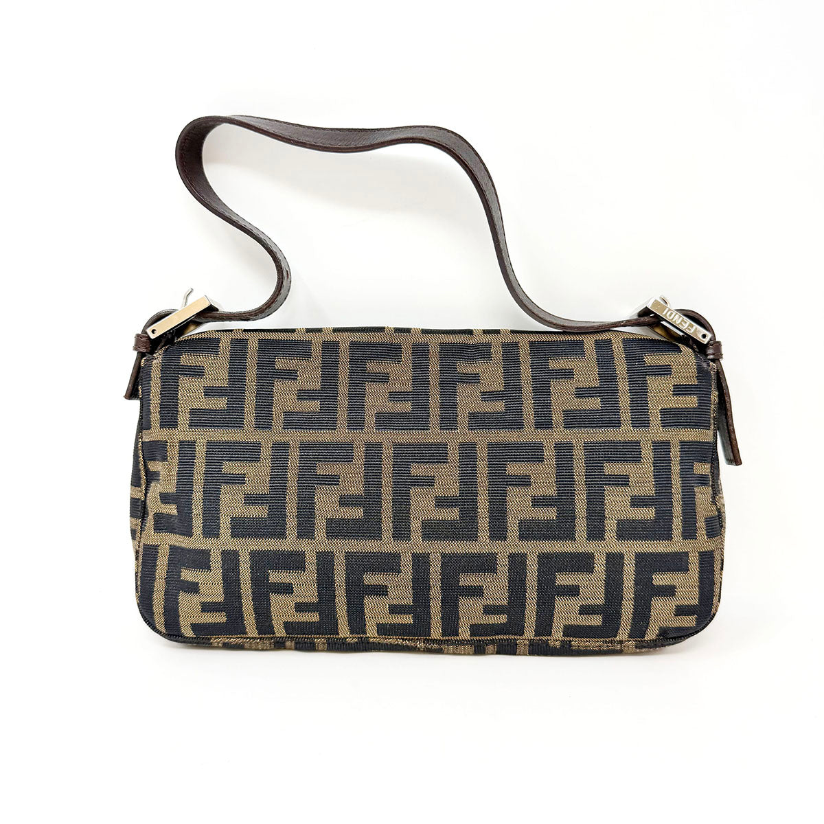 Fendi Zucca Baguette Shoulder Bag