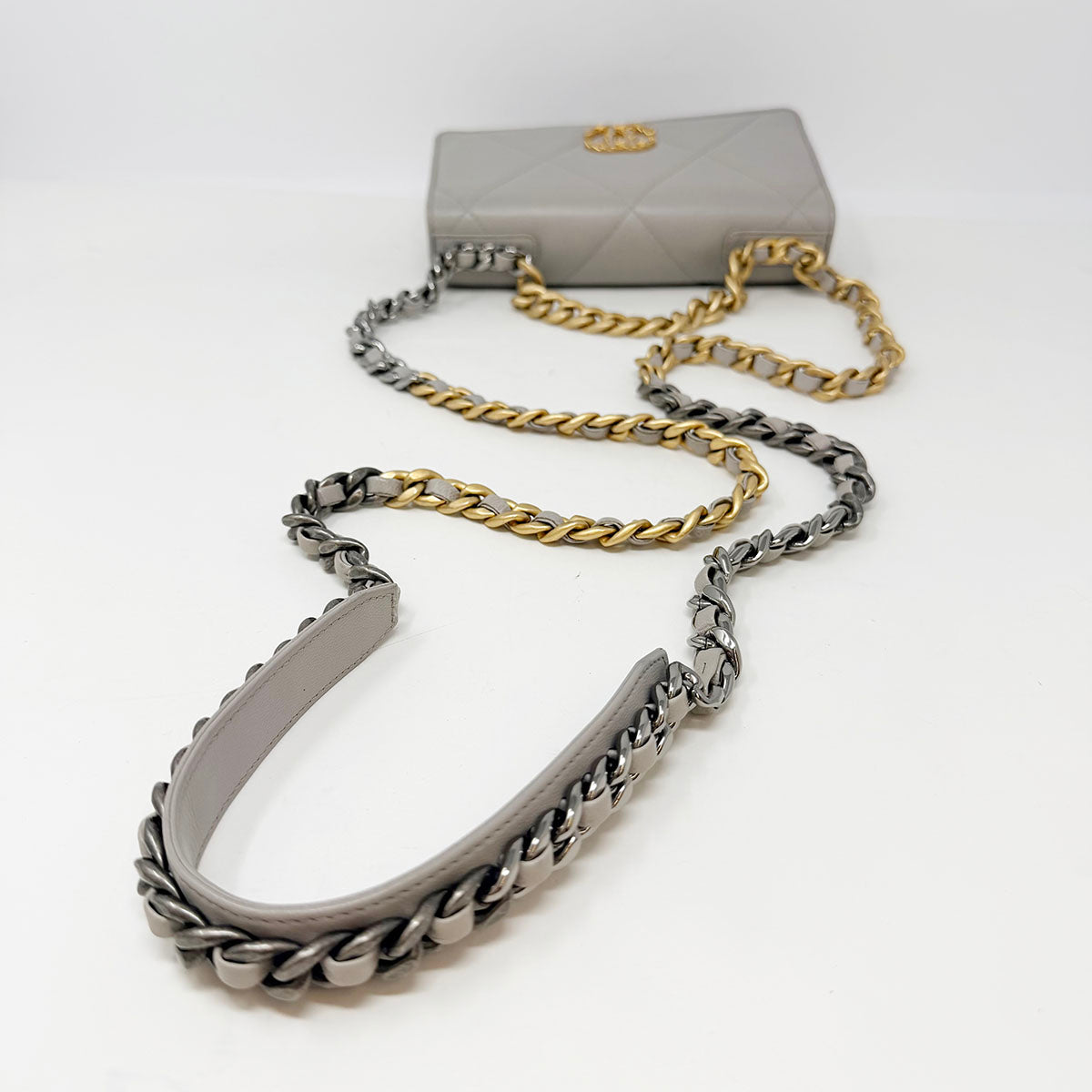 Chanel Quilted 19 Wallet on the Chain