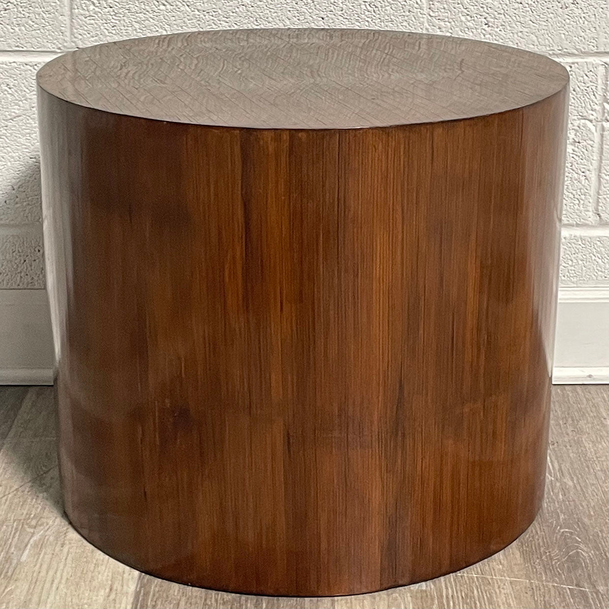 Wooden Round End Table
