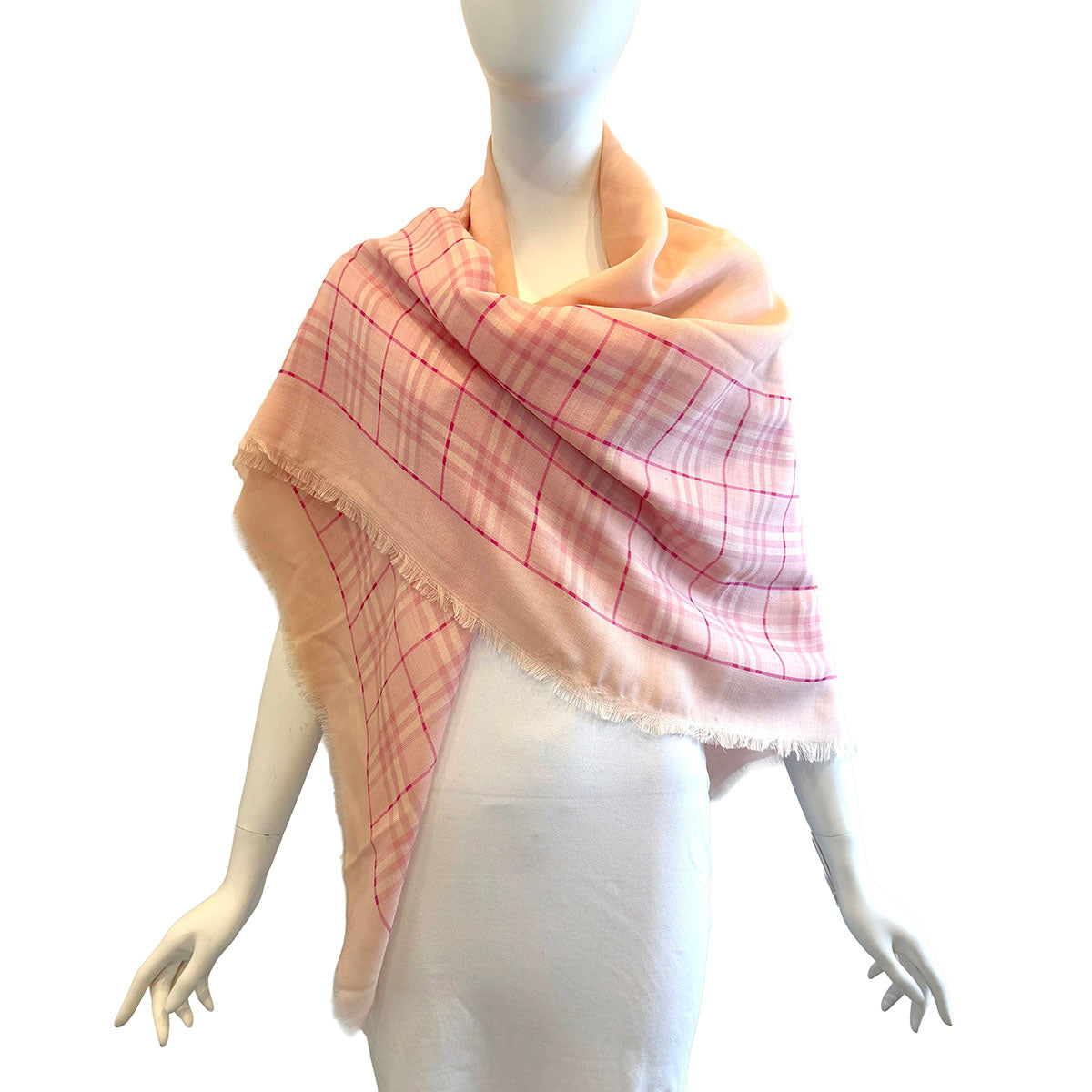 Burberry London Plaid Shawl