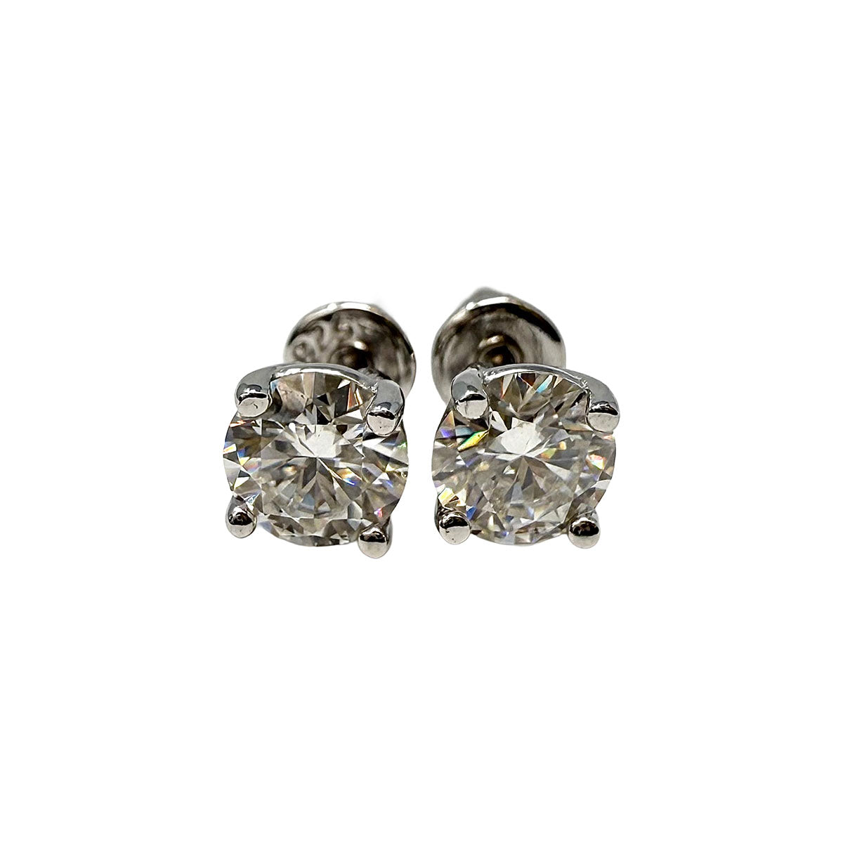 5mm Round Moissanite Stud Earrings