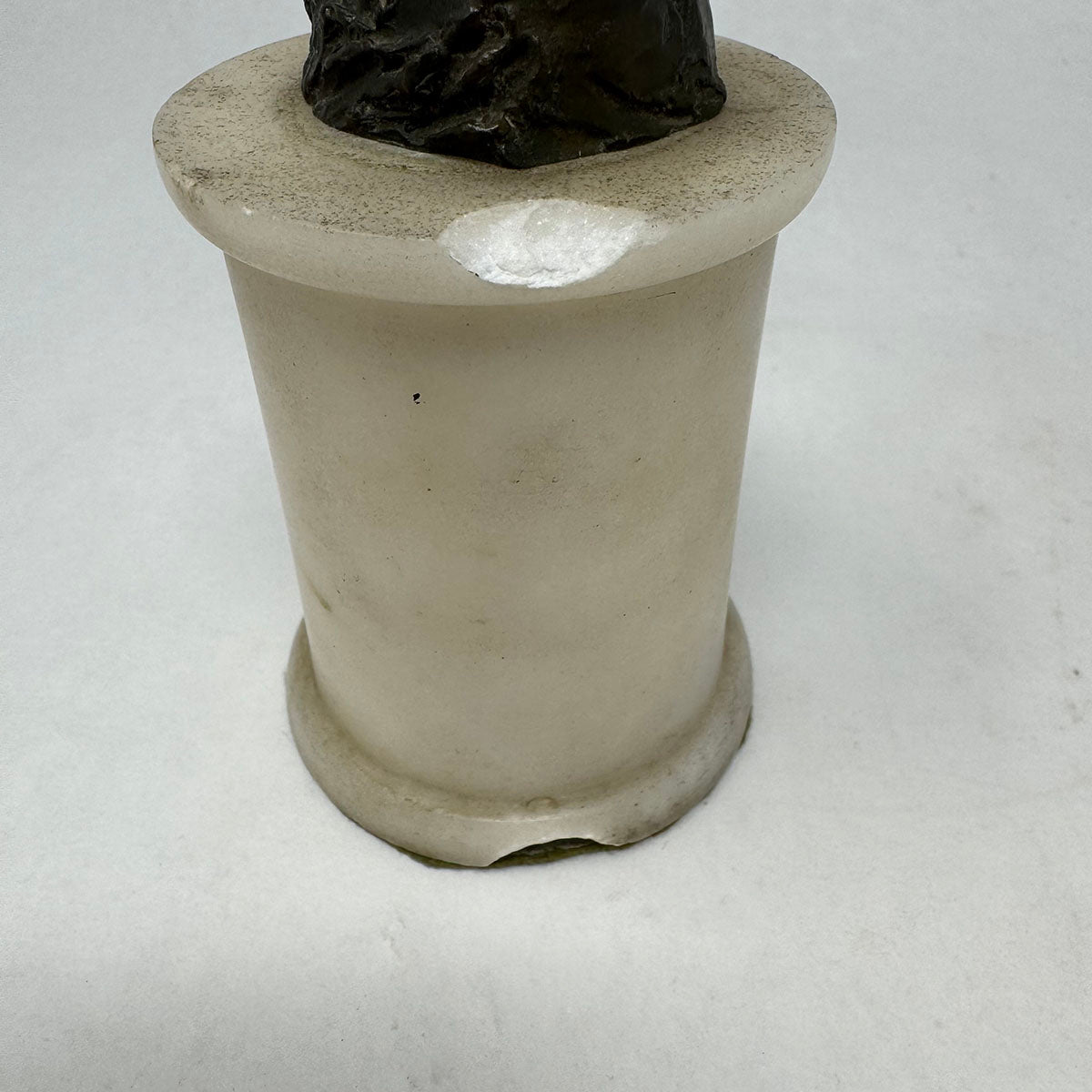 "Nymph Playing Two Flutes" Neoclassical Bronze Sculpture Signed
