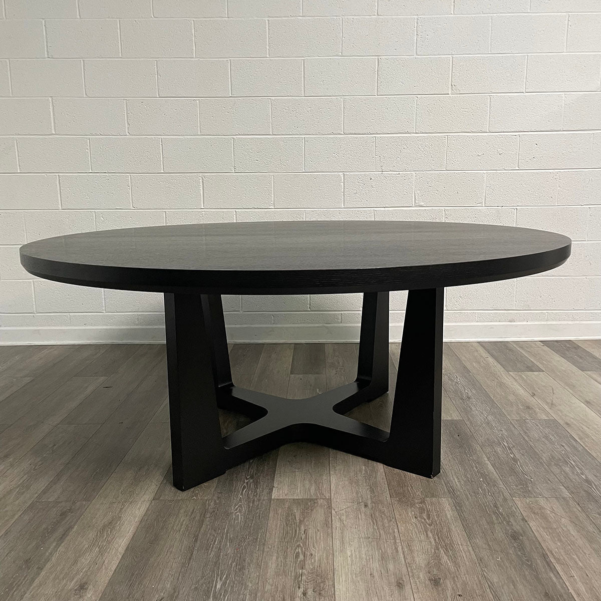 Holly Hunt 72"  Round Wood Dining Table