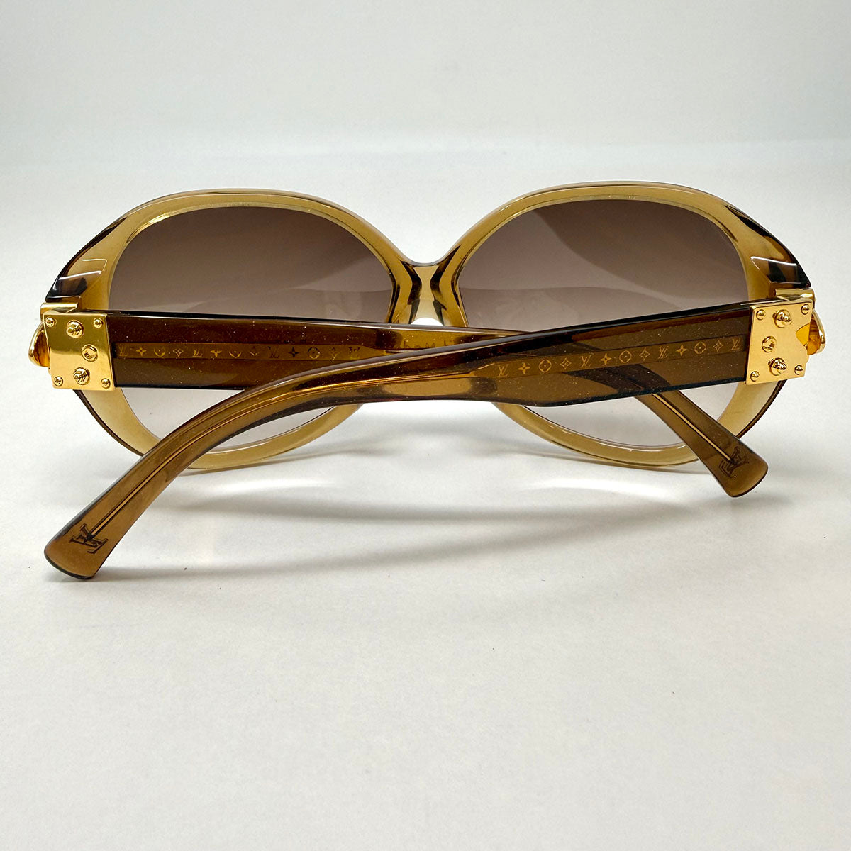 Louis Vuitton Brown Glitter Sunglasses