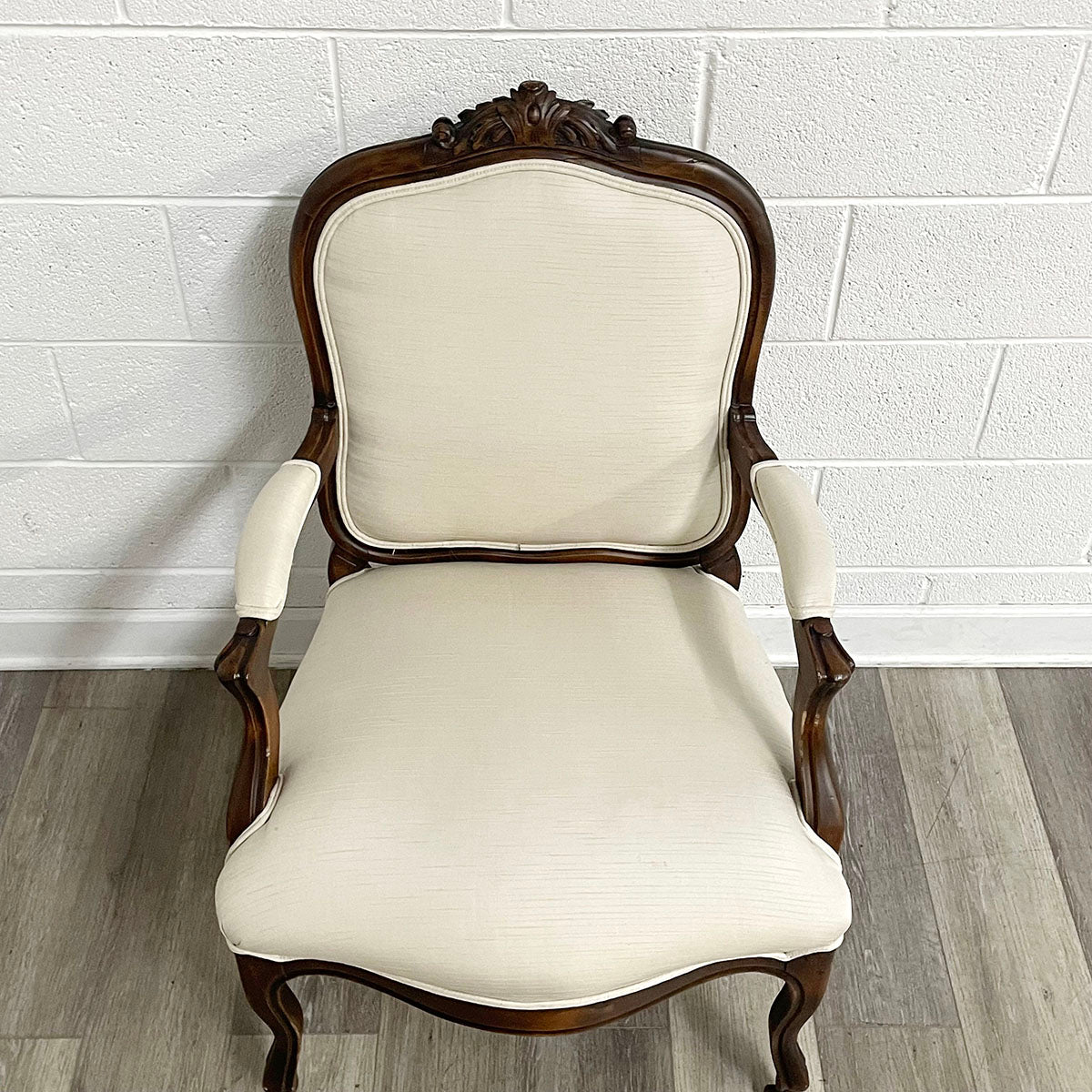 Pair of Antique Wood Armchairs