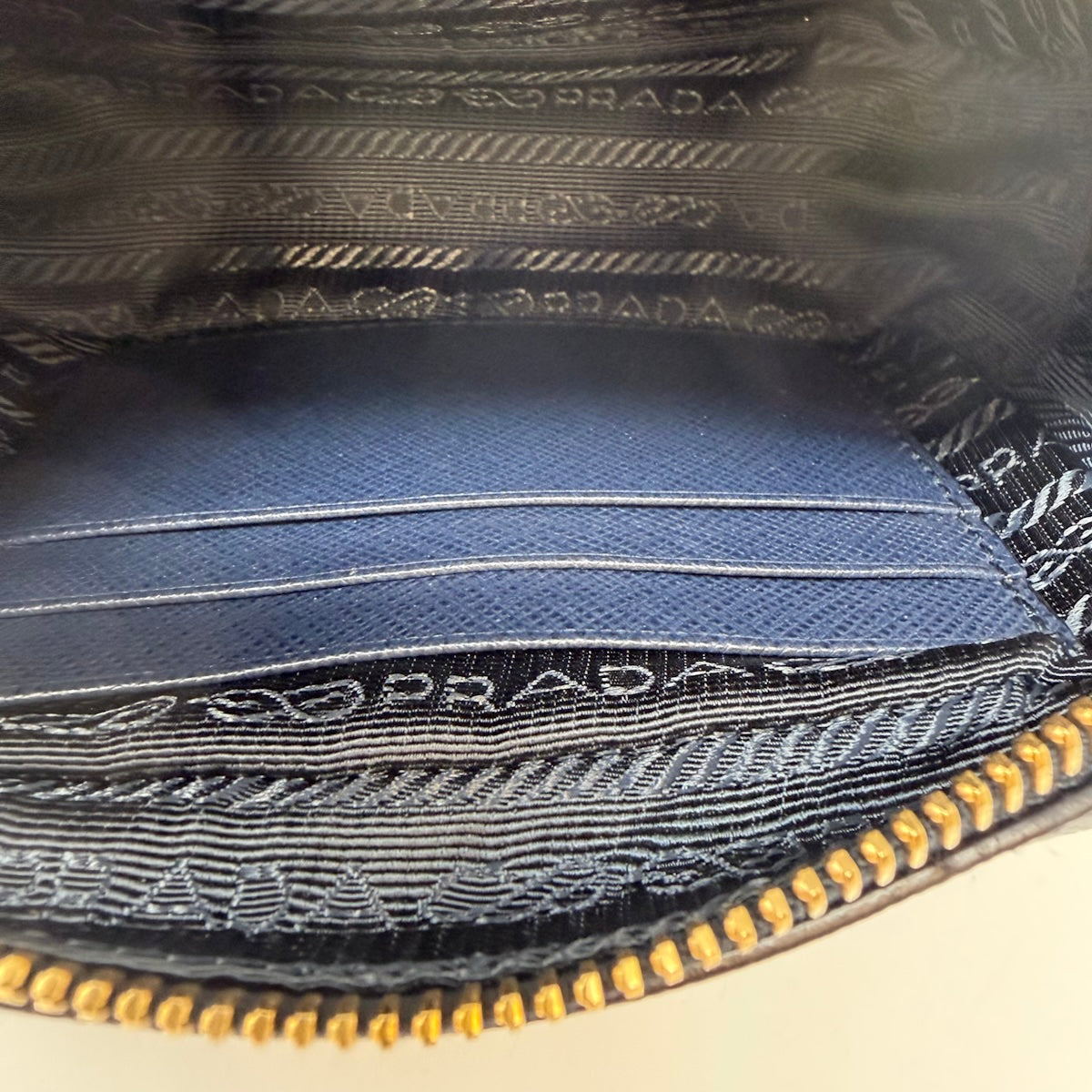 Prada Zip Leather Camera Bag