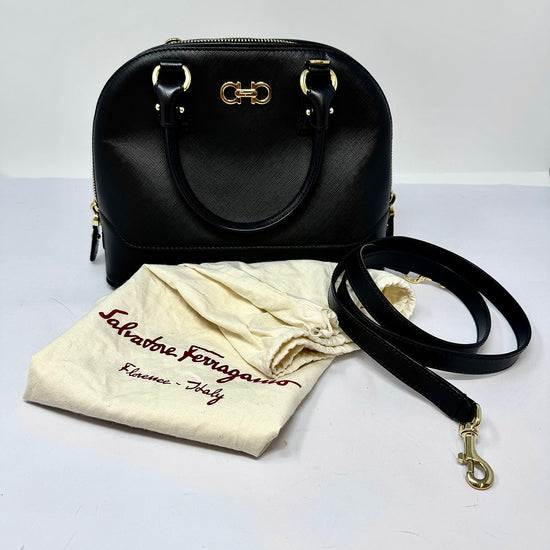 Salvatore Ferragamo Saffiano Dorina Satchel