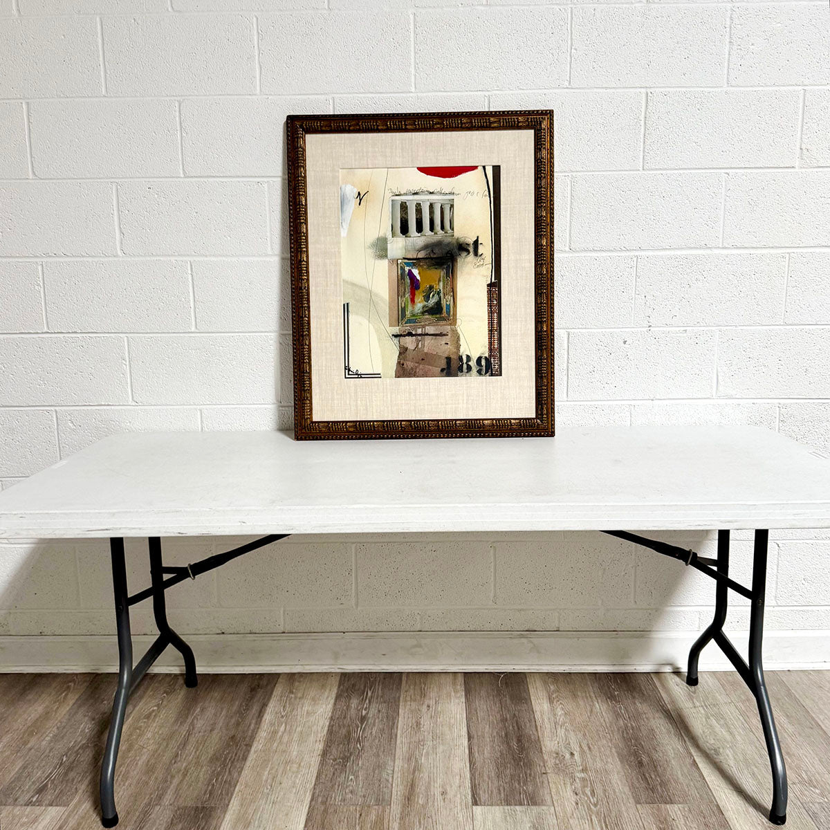 "Mixed Media featuring Architectural Elements" Signed