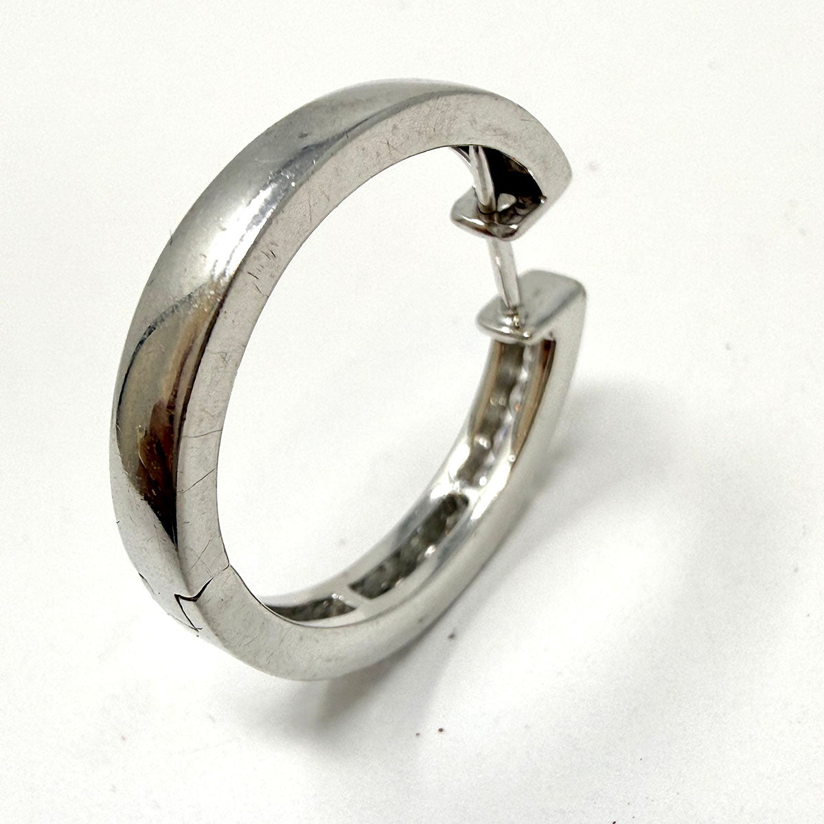 Diamond Hoop Earrings