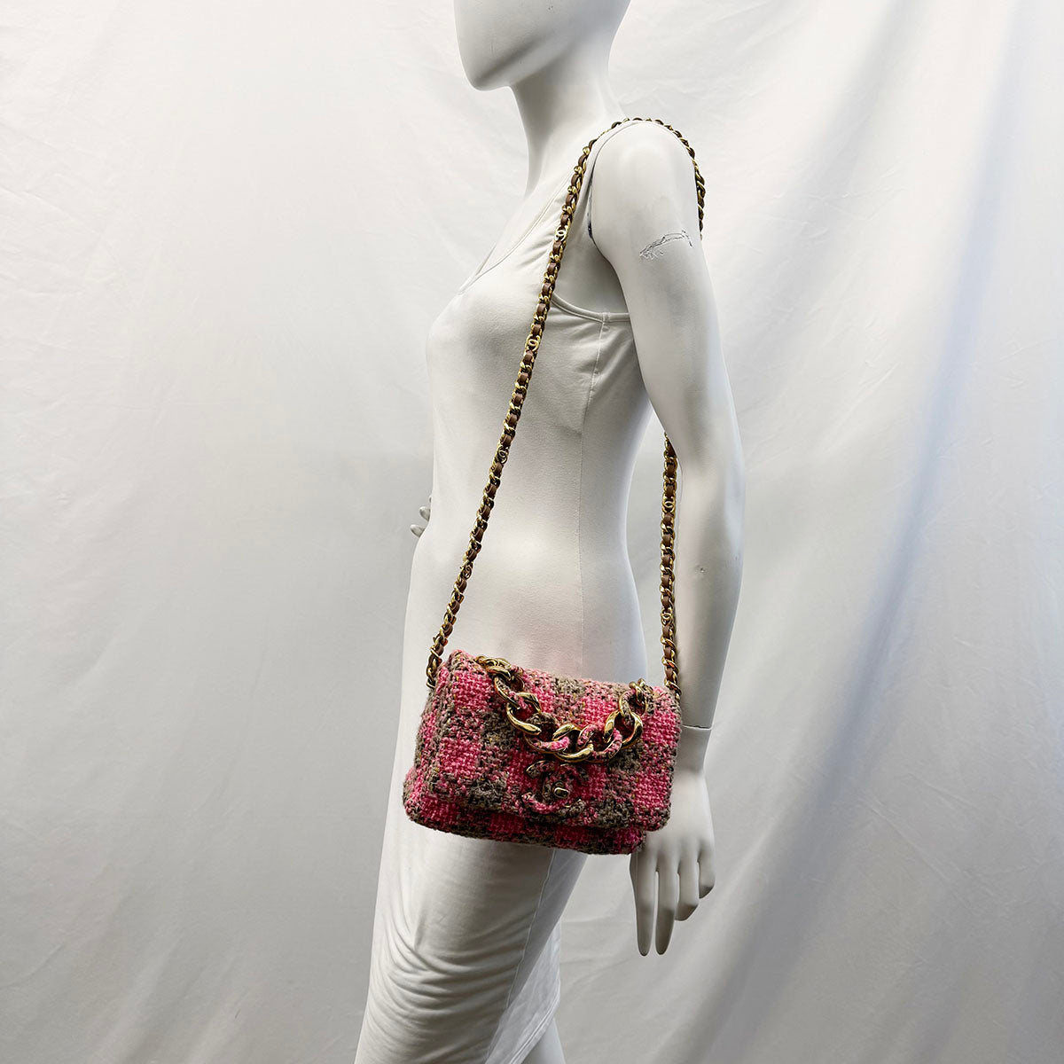 Chanel Tweed Shoulder Bag